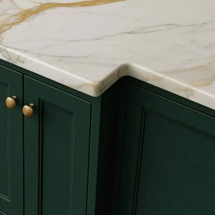 Half Breakfront: extra cut-outs option for stone worktops